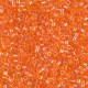 Miyuki delica Perlen 10/0 - Transparent tangerine ab DBM-151